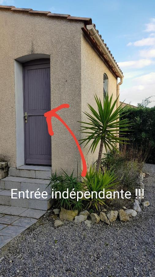 Studio Dans La Villa Les Cigales Lézignan-Corbières Exteriör bild