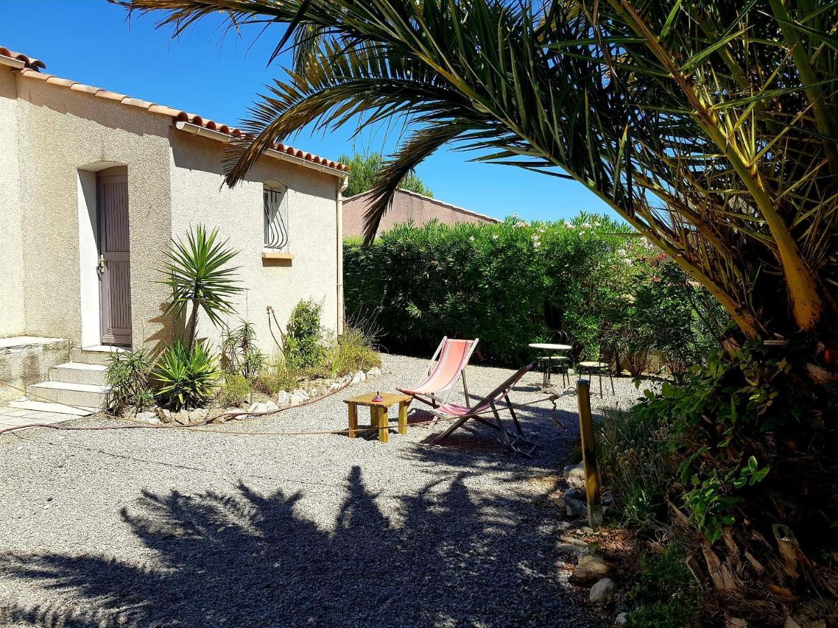 Studio Dans La Villa Les Cigales Lézignan-Corbières Exteriör bild